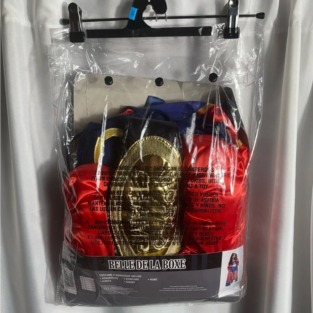 Halloween Costume Knockout Womens Boxing  6pcs. NWT Size L - Picture 5 of 6